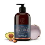 King C Gillette - Detergente per barba e viso, 350 ml