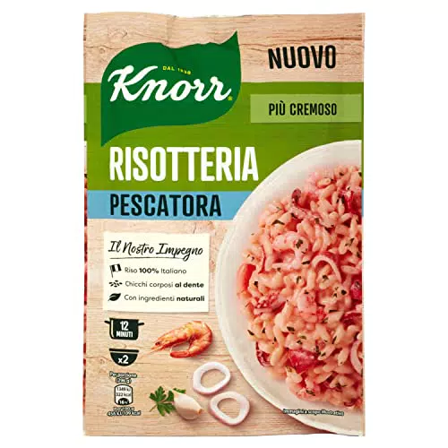 Knorr Risotto alla Pescatora, Risotto Pronto con Ingredienti Naturali