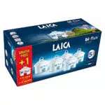 Cartuccia filtrante per acqua LAICA Bi-Flux Preserva i sali minerali riducendo cloro e metalli pesanti Riduce la durezza dell'acqua del rubinetto Filtro per brocche d'acqua