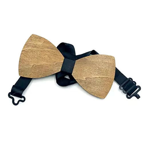 LASERO' Papillon Legno, Papillon Uomo Legno Papillon Bambino Blu