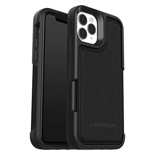 Lifeproof Custodia per iPhone 11 Pro Wallet Anti Caduta con Cover Posteriore, Nero