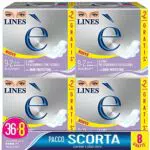 Lines È Notte con Ali Assobenti in Lactifless, PACCO SCORTA da 36 Pezzi