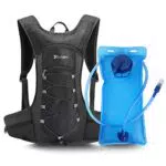 LINGSFIRE Zaino Idratazione con Vescica 2L, Zaino Enduro Impermeabile per Lo Sci