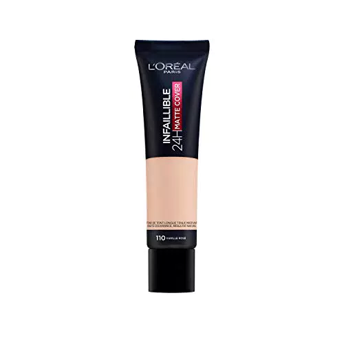 L'Oréal Paris MakeUp Infaillible 24h Mat Cover, Fondotinta Coprente