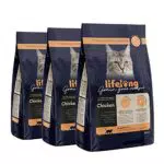 Marchio Amazon Lifelong - Alimento secco per gatti adulti con pollo fresco
