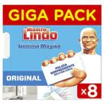 Mastro Lindo Gomma Magica Detersivo Igienizzante Multisuperficieaxi Formato da 8 Pezzi