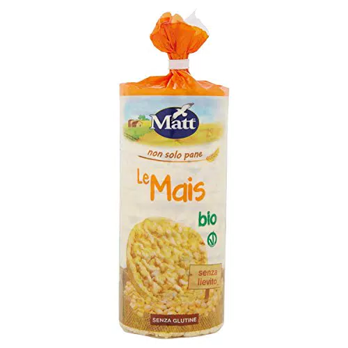 Matt, Le Mais Bio, Gallette di Mais Croccanti e Senza Lievito