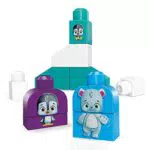 MEGA Bloks First Builders, Amici del Polo Bio, Contiene 10 Blocchi da Costruzione