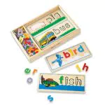 Melissa & Doug - Impara le Prime Parole in Inglese, Gioco in Legno