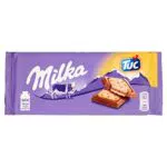 Milka, Tuc, Tavoletta di Cioccolato al Latte Ripieno di Biscotti Tuc