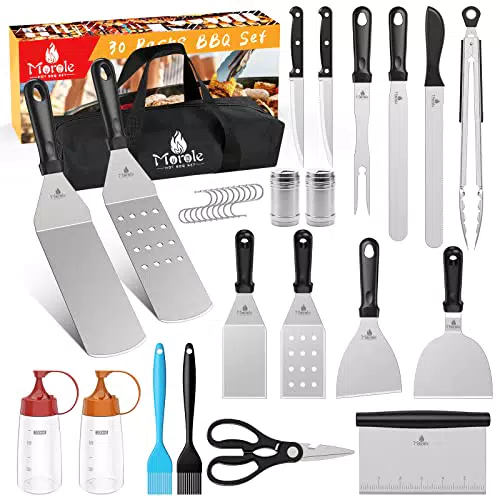 Morole Set Barbecue di Attrezzi, 30 BBQ Set Barbecue Set di Strumenti per Barbecue