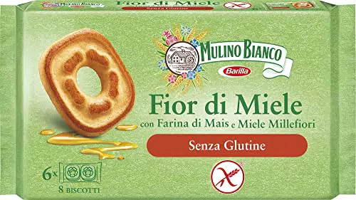 Mulino Bianco Fior di Miele Biscotti Frollini al Miele Millefiori con Farina di Mais