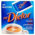 MyDietor Dolcificante, Zero Calorie - 40 Bustine