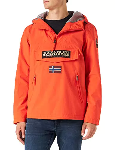 NAPAPIJRI Napapjiri Rainforest S Pkt 3 Giacca, Red Tomato Unisex-Adulto