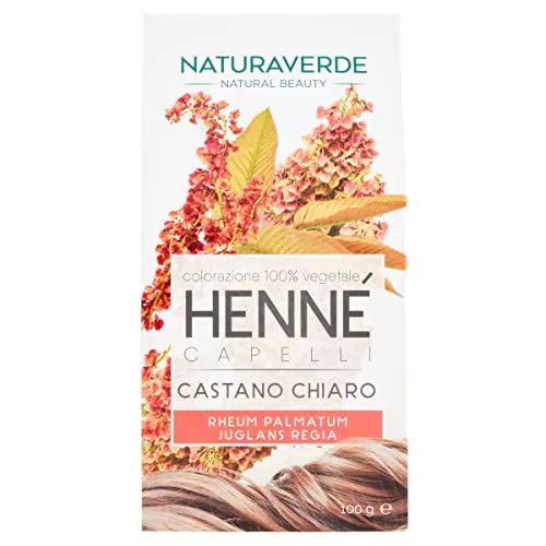 Naturaverde, Henné - Colore Castano Chiaro, Colore Capelli