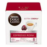 NESCAFÉ DOLCE GUSTO Espresso Roma Caffè, 6 Confezioni da 16 capsule