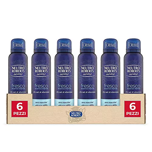 Neutro Roberts, Deodorante Uomo Spray Fresco Essenza Marina
