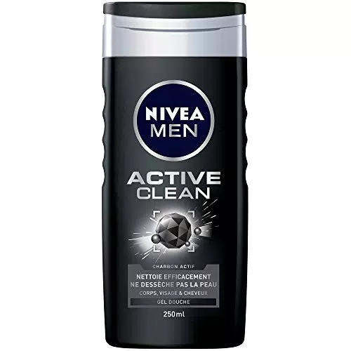 Nivea Men - Gel doccia Active Clean, edizione limitata Marqueinhos PSG