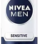 Nivea MEN Sensitive Gel da Barba 3 x 200 ml, Gel viso da uomo con Estratto di Camomilla e Vitamina E