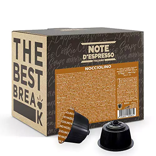 Note D'Espresso Nocciolino, Capsule Compatibili Soltanto con Sistema NESCAFE DOLCE GUSTO