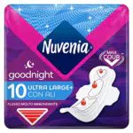 Nuvenia Assorbente Ultra Notte con Ali, Superficie Traspirante e Assorbenza Rapida