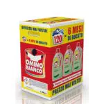 Omino Bianco - Detersivo Lavatrice Liquido, 120 Lavaggi, Fresco Profumo con Essenza di Aloe Vera