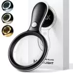 OnaEz Lente d'ingrandimento con luce, ingrandimento 10x