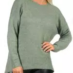 Only ONLNANJING L/S Pullover Knt Noos Maglione, Balsamo Verde