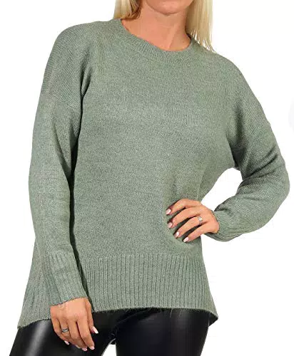 Only ONLNANJING L/S Pullover Knt Noos Maglione, Balsamo Verde