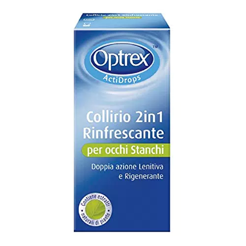 Optrex Collirio Gocce Actidrops 2in1 Rinfrescante per Occhi Stanchi/Arrossati