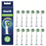 Oral-B CrossAction Testine Spazzolino Elettrico, Confezione da 12 pezzi, bianco