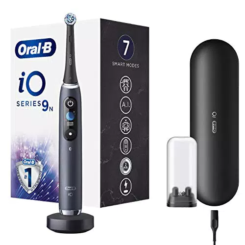 Oral-B Io 9N Go Electric Spazzolino Elettrico Con Tecnologia Magneticaonitoraggio 3D Grazie All'Intelligenza Artificiale
