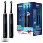Oral-B Pro 3 Spazzolino Elettrico 2 Spazzoliniensore di Pressione