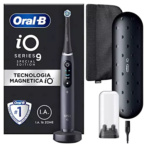 Oral-B Spazzolino Elettrico Ricaricabile iO 9 Nero Edizione Speciale