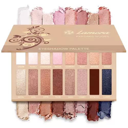 Palette Ombretti Trucchi Make Up Occhi - 16 Colori Nudo Satinati e Matte Professionali - Altamente Pigmentata