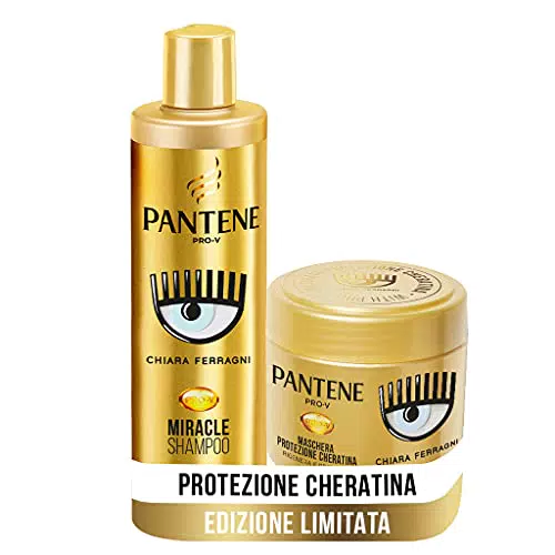 Pantene Pro-V by CHIARA FERRAGNI Miracle Shampoo Protezione Cheratina Rigenera e Protegge per Capelli Secchi