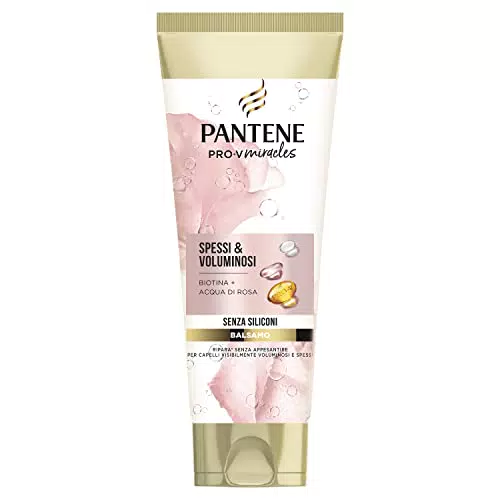 Pantene Pro-V Miracles Spessi e Voluminosi Balsamo per Capelli senza Siliconi