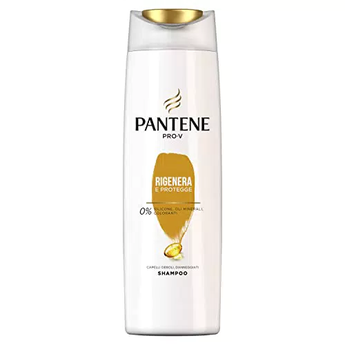 Pantene Pro-V Shampoo Rigenera & Protegge, Capelli Deboli o Danneggiati