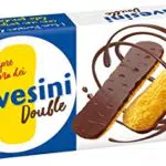 Pavesi Pavesini Double, Snack Croccante con Cioccolato Fondente