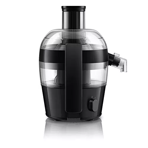 Philips HR1832/03 Viva Collection Centrifuga per Frutta e Verdura dal Design Compatto con QuickClean Plisci Facile