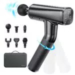 Pistola Massaggio Muscolare - Pistola Massaggiante Muscolo Tessuto Profondo 14 mm - Massaggiatore Muscolare Elettrico con Batteria della Durata di 120-giorni per Sollievo dal Dolore Muscolare Schiena
