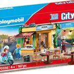 Playmobil City Life 70336, Pizzeria con tavoli all'aperto