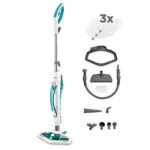 Polti Vaporetto SV450_Double Scopa a Vapore Doppia Funzione con Pulitore Portatile