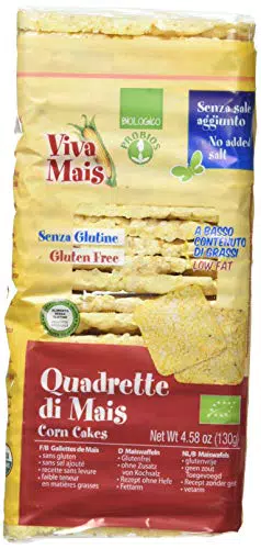Probios Quadrette di Mais senza Sale - 12 confezioni da 130 grenza glutine