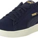PUMA Smash V2carpe da Trail Running Unisex-Adulto, Peacoat Team Gold-Whisper White