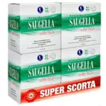 Saugella Saugella Cotton Touch Assorbenti Esterni Notte Ad Azione Antiodore Con Ali In Cotone Ipoallergenici 48 Pezzi