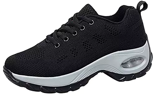 Scarpe da Camminata Donna Sneakers Running Basse Tennis Sportive Gym Fitness Sportive Zeppa Outdoor Scarpe Passeggio