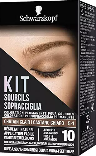 Schwarzkopf, Kit Sopracciglia, Colorazione Permanente per Sopracciglia