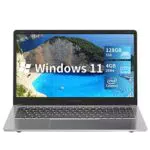 SGIN PC Portatile Windows 11, 15, 6 Pollice Portatile 4GB RAM 128GB ROM SSD Notebook