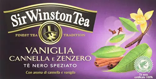 Sir Winston Tea, Tè Nero Vaniglia Cannella e Zenzero
